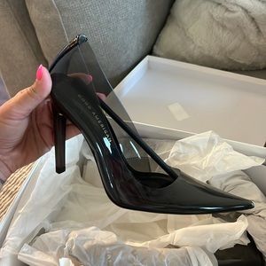 Good American Cinder fucking Ella black pumps size 6